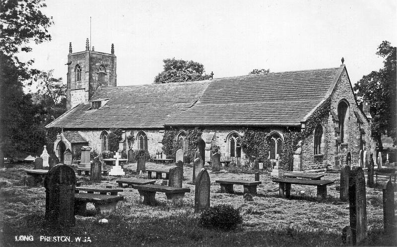 St Marys Church - and  cemetery.JPG - View of St Mary's Church and part of the old graveyard.  (Does anyone know the date?)